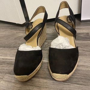 NWB Black Phebe Espadrilles